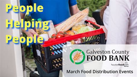 Galveston County Food Bank Calendar